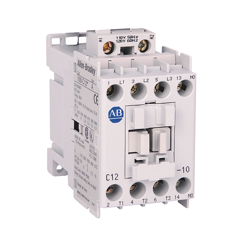 Allen-Bradley 100-C16A10 Contactor | 3P 3Ph 600V 16A 240V coil
