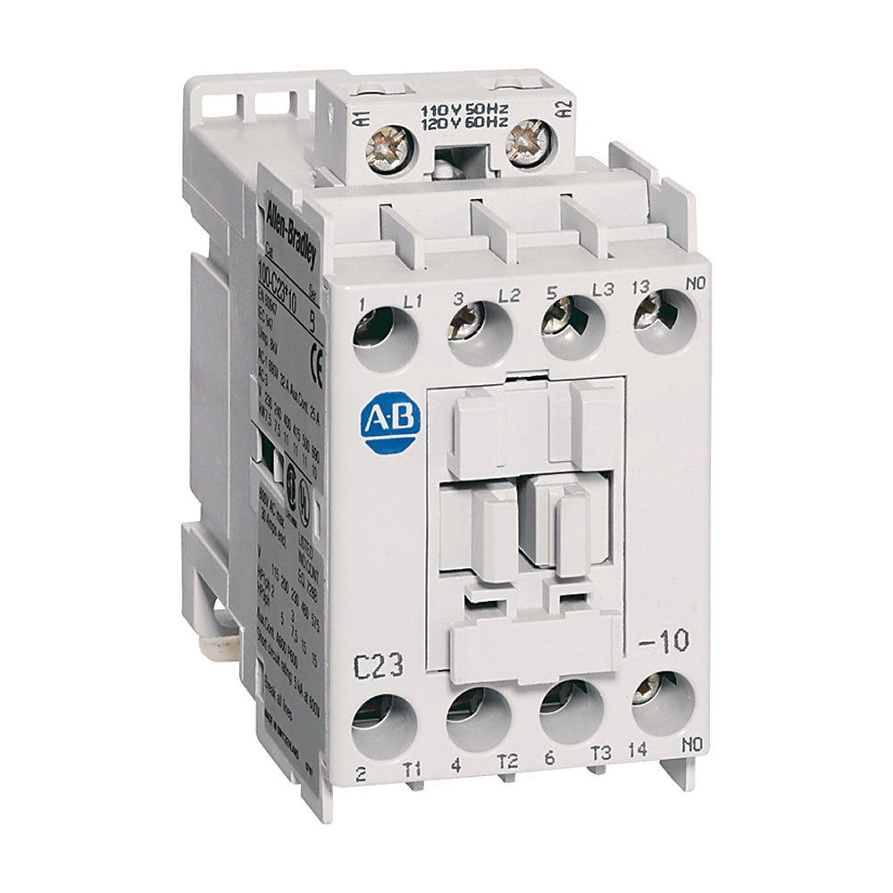 Allen-Bradley 100-C23L10 Contactor | 3 pole 3 phase 600V 23A 220V coil