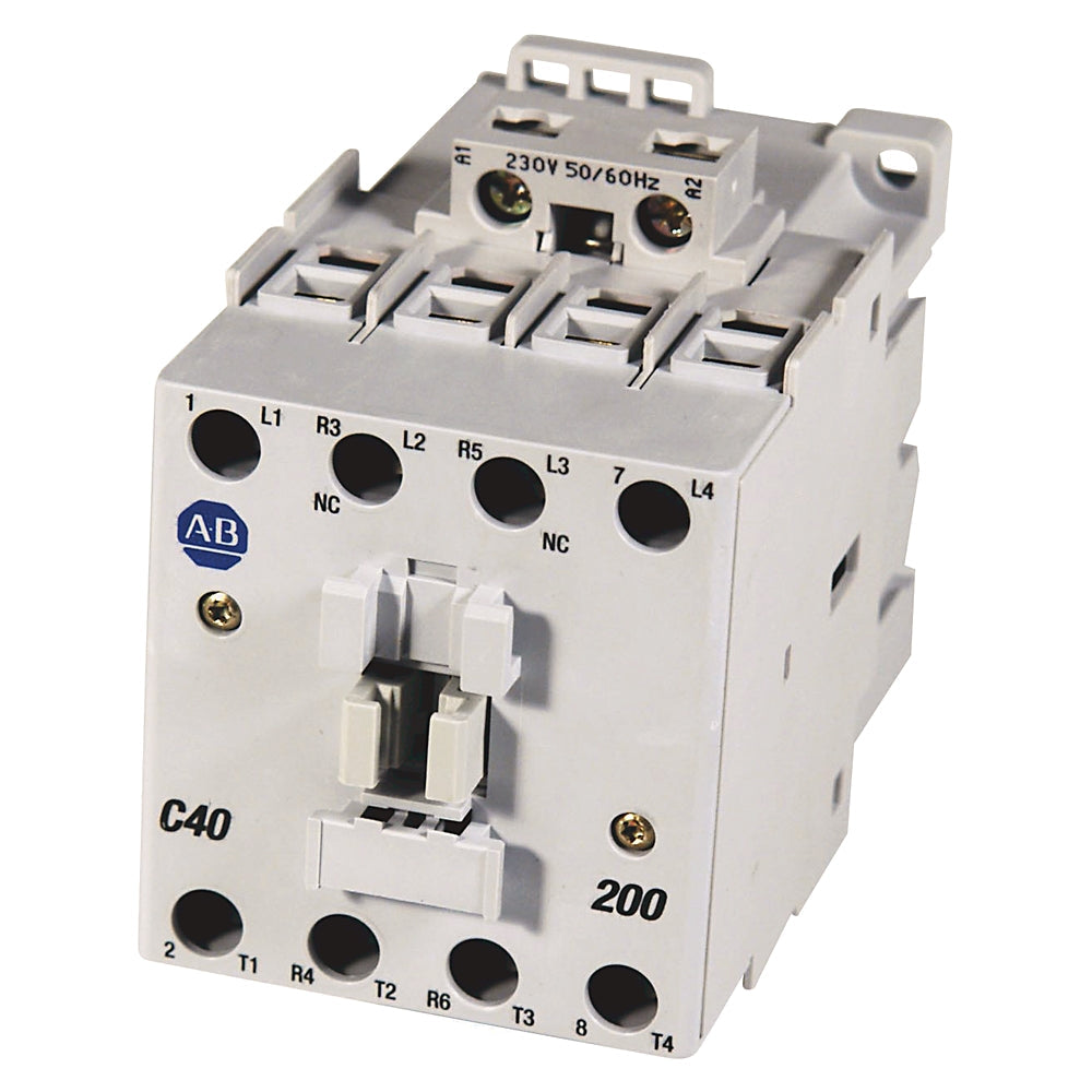 Allen-Bradley 100-C40D400 Contactor | 600V 3 phase 37A 4 pole 110V coil LXD