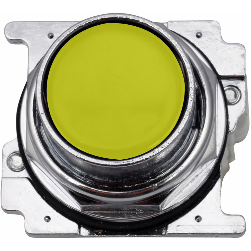 Cutler Hammer 10250T23Y Pilot Device/Push Button | 30.5 mm Momentary Yellow Plastic Actuator 1NO Contact
