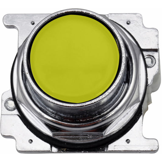 Cutler Hammer 10250T23Y Pilot Device/Push Button | 30.5 mm Momentary Yellow Plastic Actuator 1NO Contact