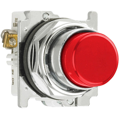 Eaton 10250T25R Pushbutton Switch Heavy-Duty Non-Illuminated Momentary Red Actuator 1NO NEMA 3/3R/4/4X/12/13 10250T Series