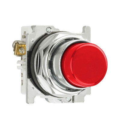 Eaton 10250T25R Pushbutton Switch Heavy-Duty Non-Illuminated Momentary Red Actuator 1NO NEMA 3/3R/4/4X/12/13 10250T Series