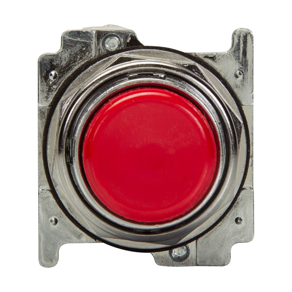Eaton 10250T25R Pushbutton Switch Heavy-Duty Non-Illuminated Momentary Red Actuator 1NO NEMA 3/3R/4/4X/12/13 10250T Series