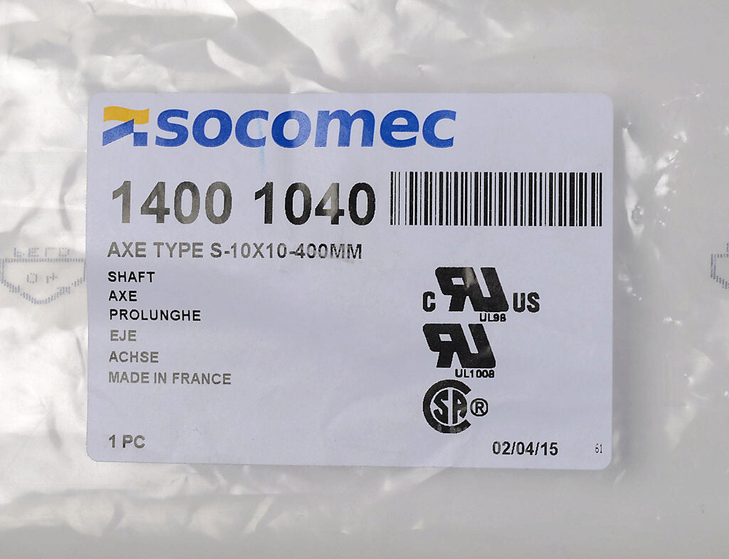Socomec 14001040 Switch | Compatible Frames PLP