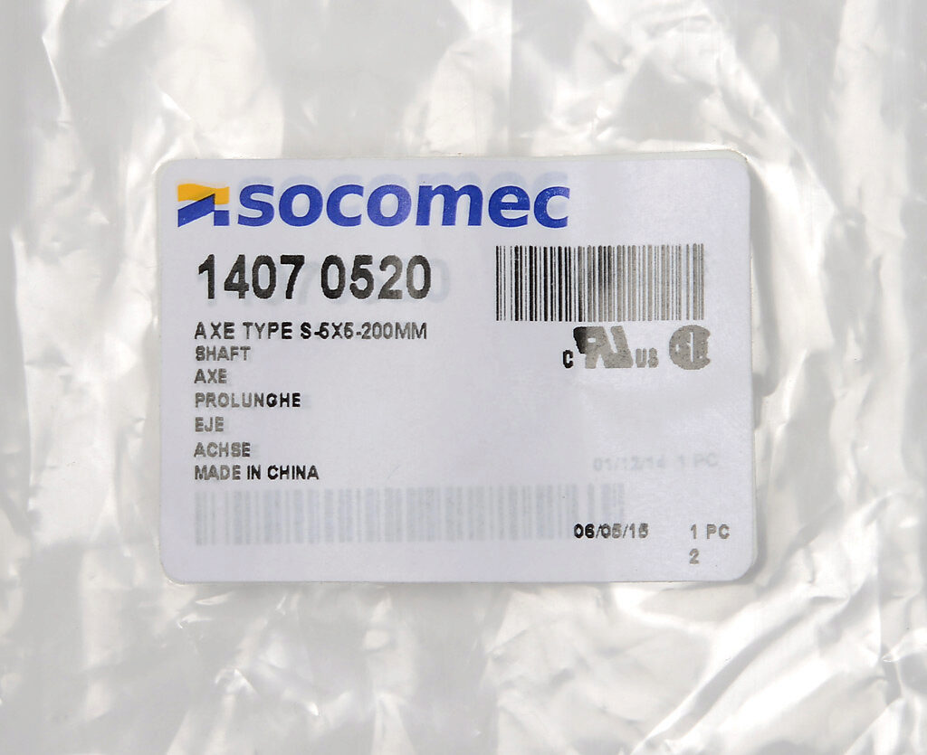Socomec 14070520 Switch | Compatible Frames PLP