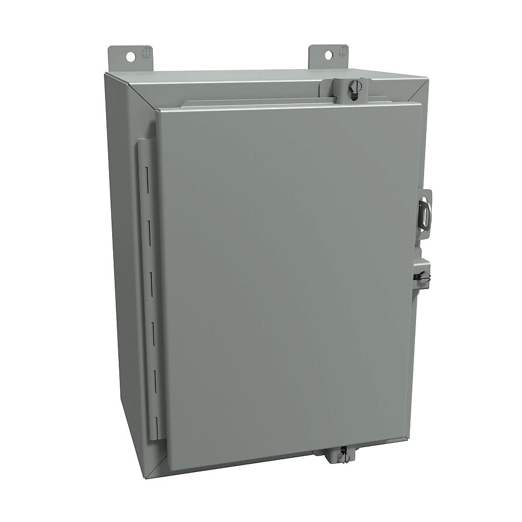 Hammond 1418N4B8 Circuit Breaker Enclosure | 16" X 12" X 8" 25 lb UL 508A Type 3R 12 4 CSA Type 3R 12 4 NEMA Type 3R 4 12 13 IEC 60529 IP66