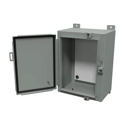 Hammond 1418N4B8 Circuit Breaker Enclosure | 16" X 12" X 8" 25 lb UL 508A Type 3R 12 4 CSA Type 3R 12 4 NEMA Type 3R 4 12 13 IEC 60529 IP66