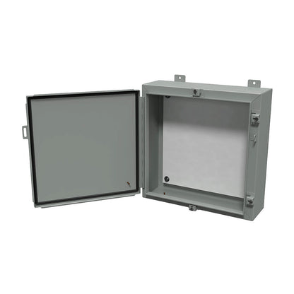 Hammond 1418N4D6 Circuit Breaker Enclosure | 20"x 20"x 8" 25 lb UL 508A Type 3R 12 4 CSA Type 3R 12 4 NEMA Type 3R 4 12 13 IEC 60529 IP66
