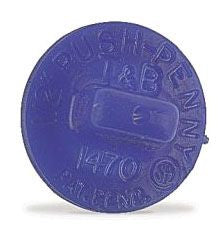 Thomas & Betts 1470TB Push Penny Plug Conduit Fitting | Non-Metallic Polyethylene 1/2 Inch Rigid or IMC Conduits