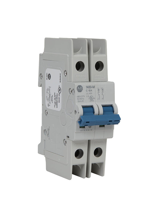 Allen-Bradley 1489-M2C150 Circuit Breaker | 480V 15A 2P 10kA@480V Feed-Thru