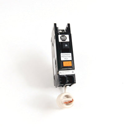 Allen-Bradley 1492-MCEA120 Circuit Breaker | 120V 20A 1P 10kA@120V Bolt-On Bulletin 1492-MC