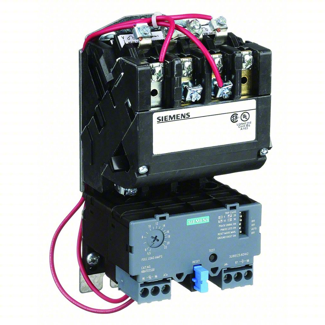 Siemens 14DUD32AJ Motor Starter | 3 pole 3 phase 600V 22A