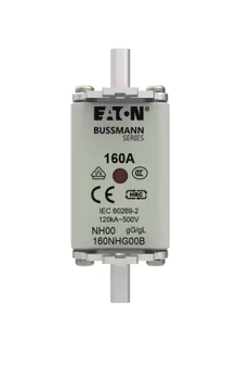 Bussmann 160NH00G-B Fuse | 500V 160A 120kA@500V NH00