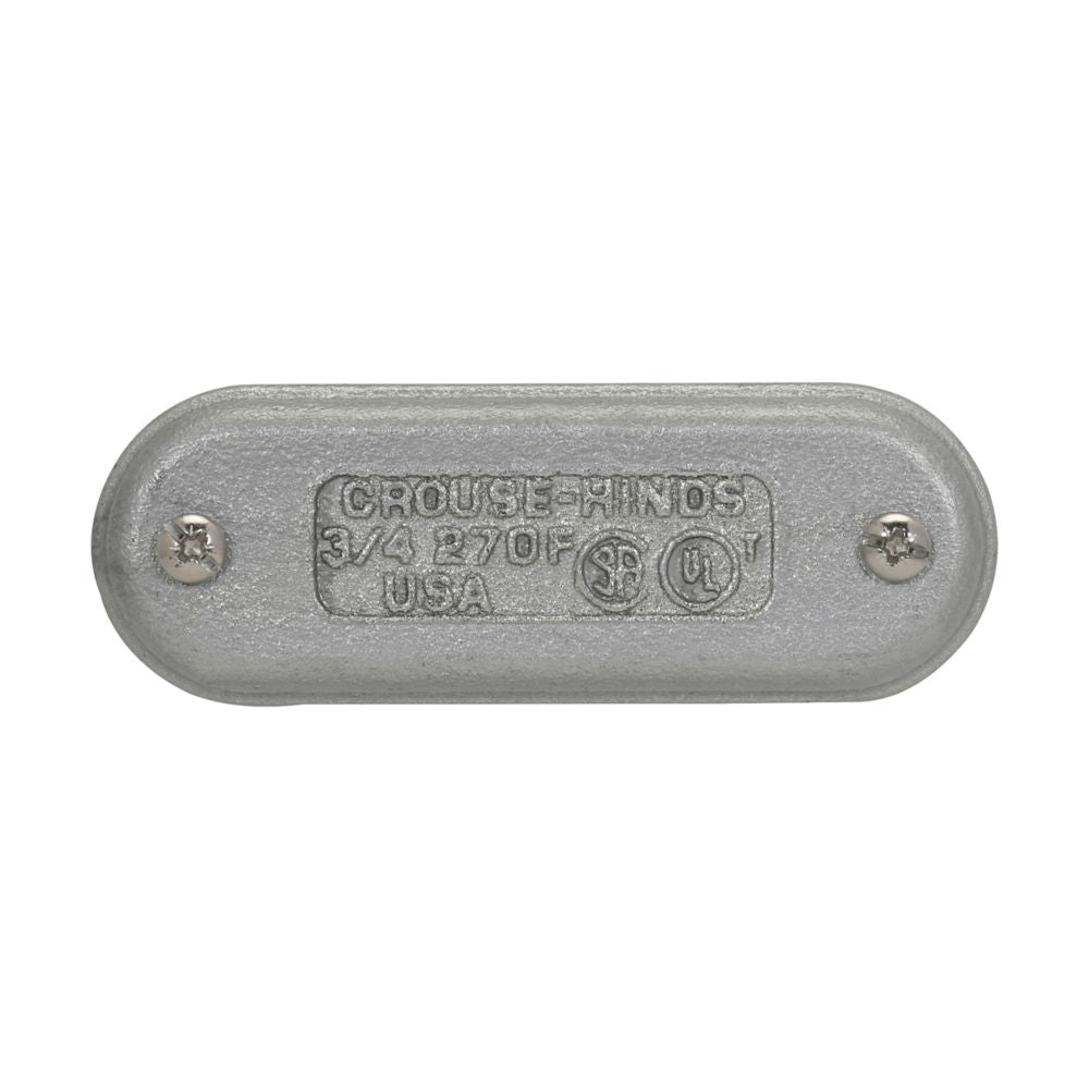 Crouse-Hinds 170FG Enclosure Plates or Covers | 1/2" Feraloy Iron Alloy Integral Gasket Form 7