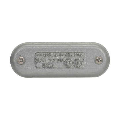 Crouse-Hinds 170FG Enclosure Plates or Covers | 1/2" Feraloy Iron Alloy Integral Gasket Form 7