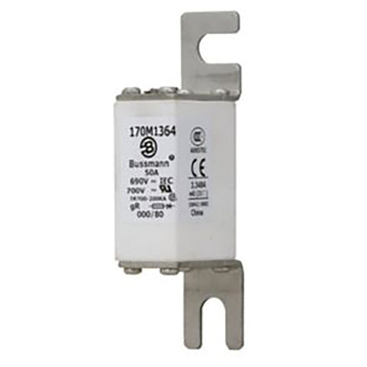 Bussmann 170M1364 Low Voltage Fuse | 690V 50A 200kA@690V aR VF NH