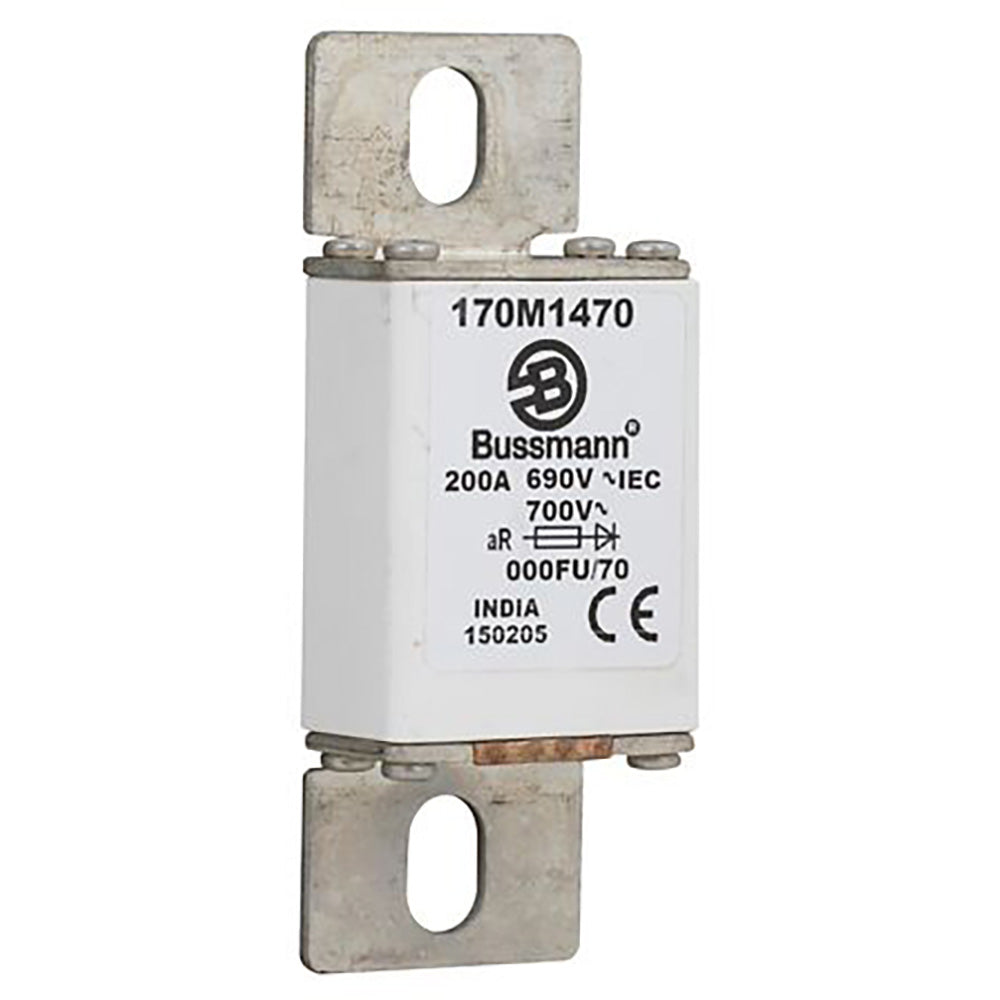 Bussmann 170M1470 Low Voltage Fuse 690V 200A 200kA@690Vac aR NH000