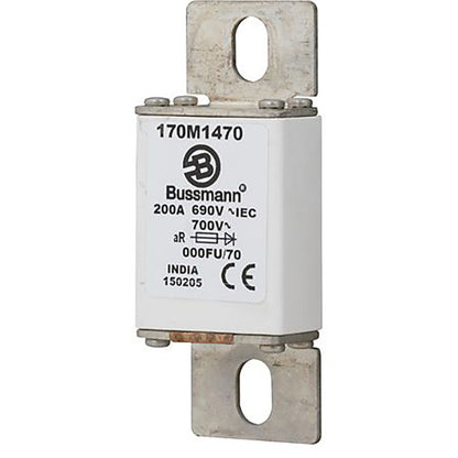 Bussmann 170M1470 Low Voltage Fuse 690V 200A 200kA@690Vac aR NH000