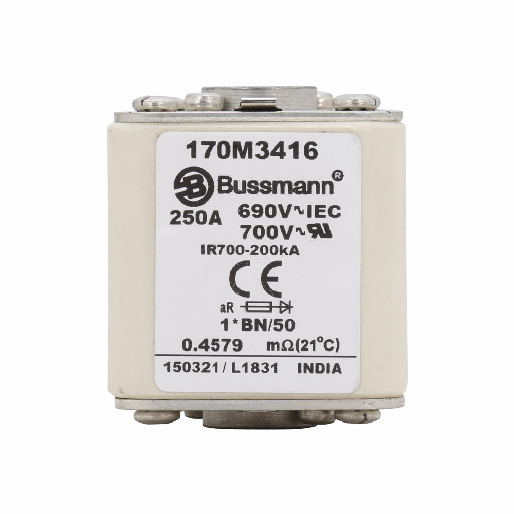 170M3416 Bussmann  Low Voltage Fuse
 690V  250A Fuse - Essential Electric Supply