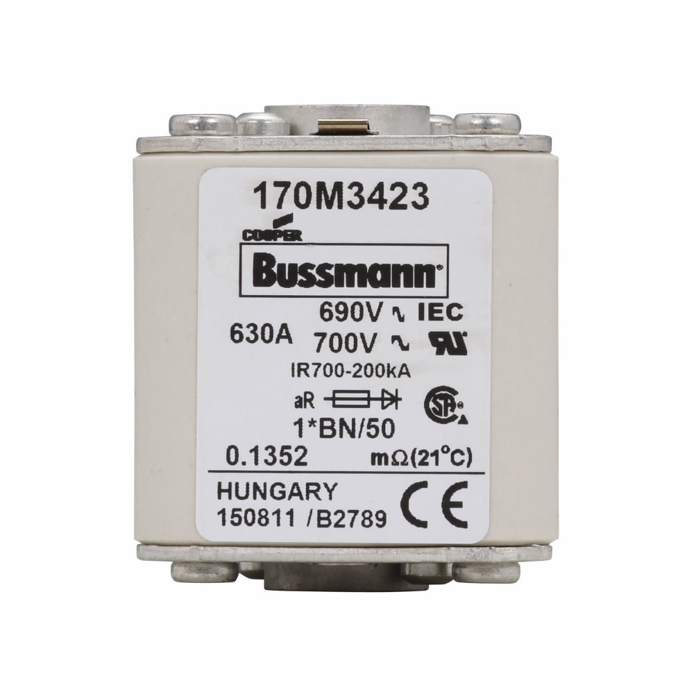 Bussmann 170M3423 Low Voltage 690V 630A Fuse - Essential Electric Supply