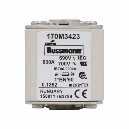 Bussmann 170M3423 Low Voltage 690V 630A Fuse - Essential Electric Supply