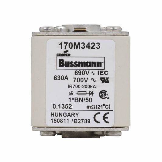 Bussmann 170M3423 Low Voltage 690V 630A Fuse - Essential Electric Supply
