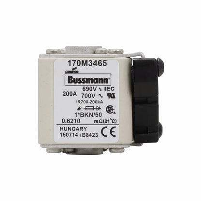 Bussmann 170M3465 Low Voltage 690V 200A Fuse - Essential Electric Supply