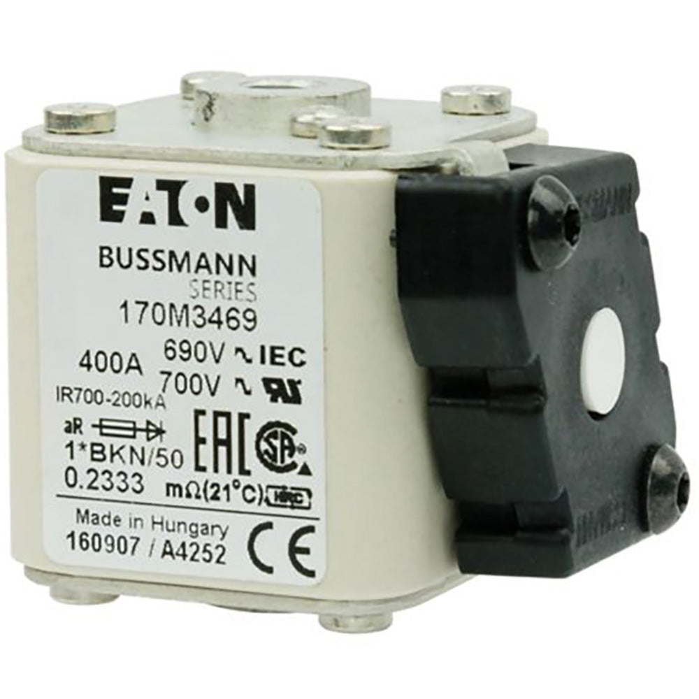 Bussmann 170M3469 Low Voltage Fuse | 690V 400A 200kA@690Vac aR NH