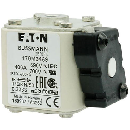 Bussmann 170M3469 Low Voltage Fuse | 690V 400A 200kA@690Vac aR NH