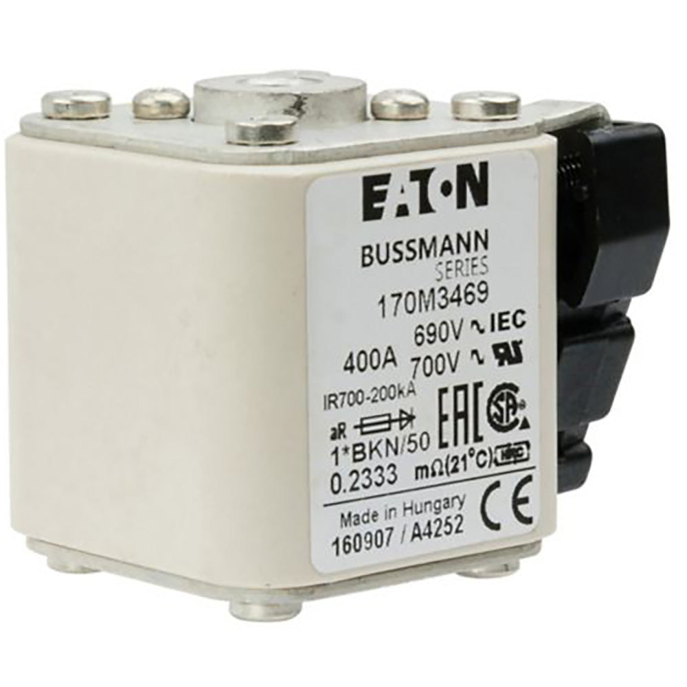 Bussmann 170M3469 Low Voltage Fuse | 690V 400A 200kA@690Vac aR NH