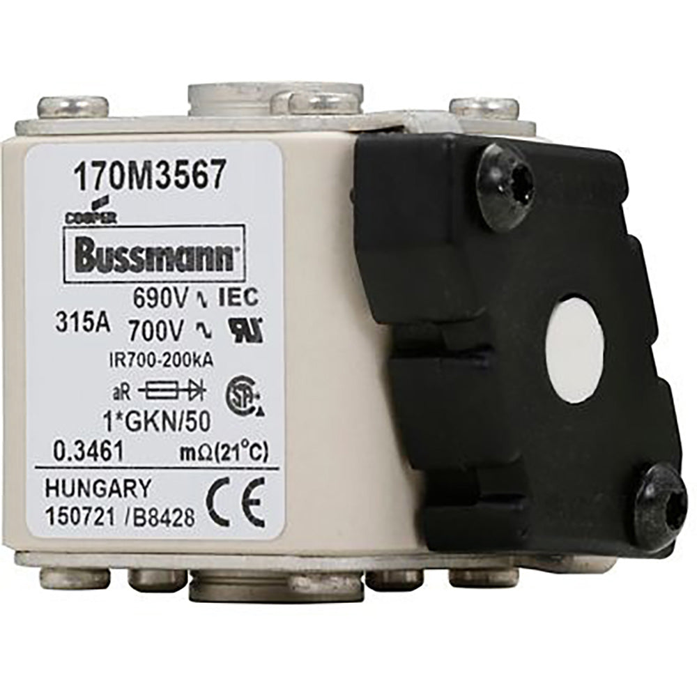 Bussmann 170M3567 Medium Voltage Fuse 700V 315A aR