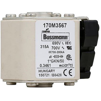 Bussmann 170M3567 Medium Voltage Fuse 700V 315A aR