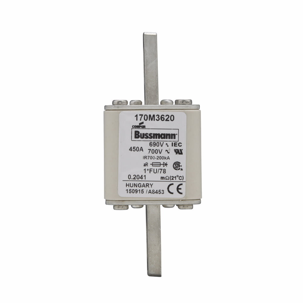 Bussmann 170M3620 Medium Voltage 700V 450A Fuse - Essential Electric Supply
