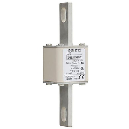 Bussmann 170M3712 Low Voltage Fuse | 690V 100A 200kA@690Vac aR USSTYLE