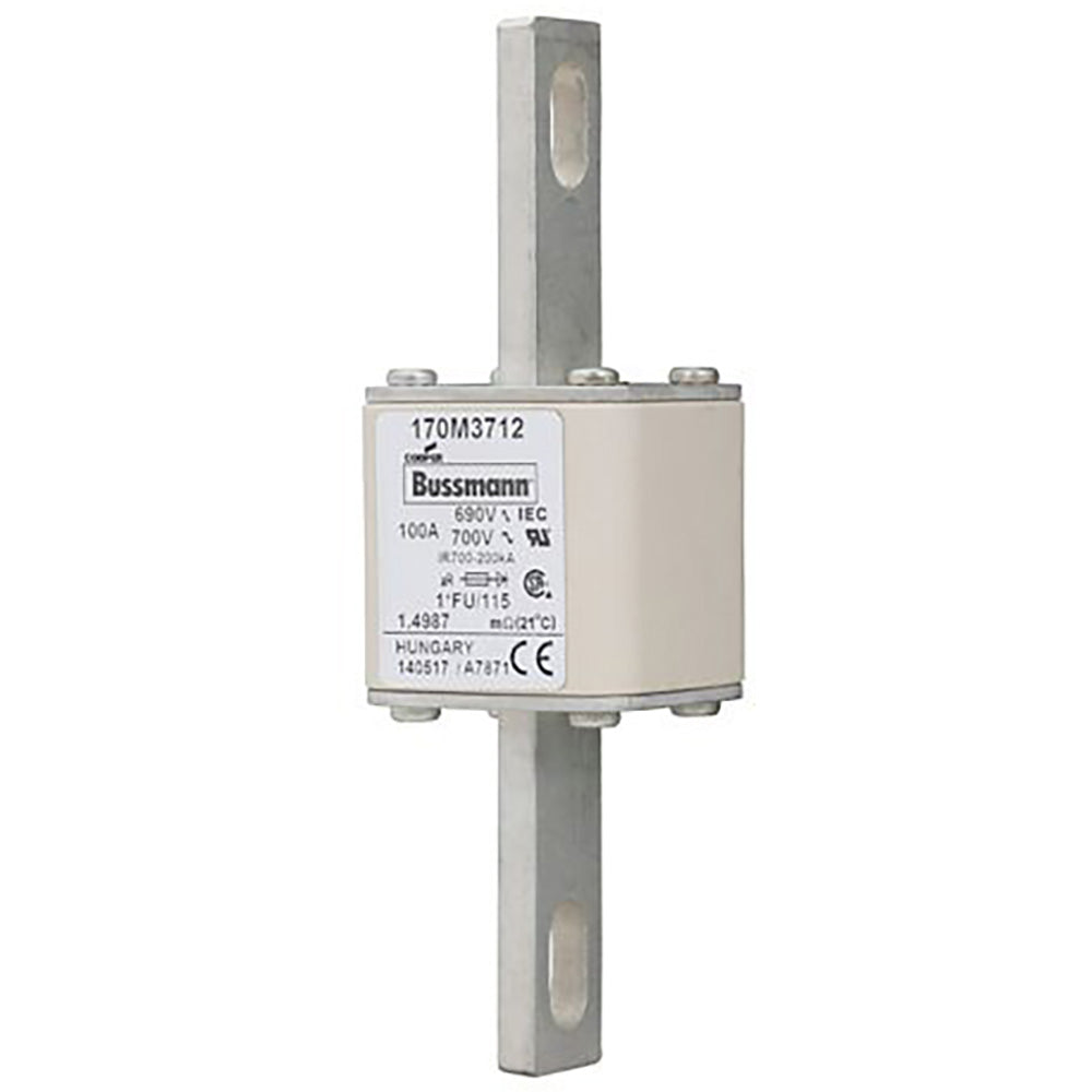 Bussmann 170M3712 Low Voltage Fuse | 690V 100A 200kA@690Vac aR USSTYLE