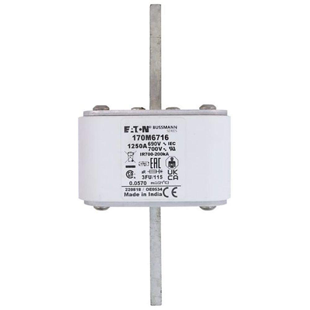 Bussmann 170M6716 Low Voltage Fuse 690V 1250A 170M