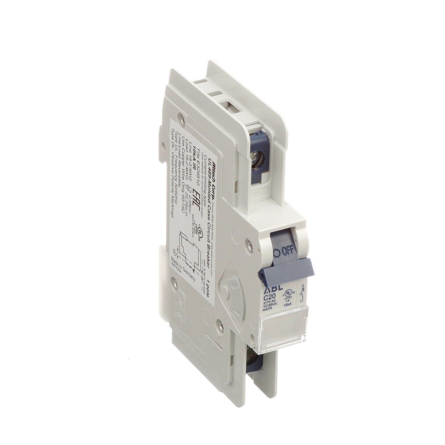 Altech Corp 1C20UL Molded Case Circuit Breaker