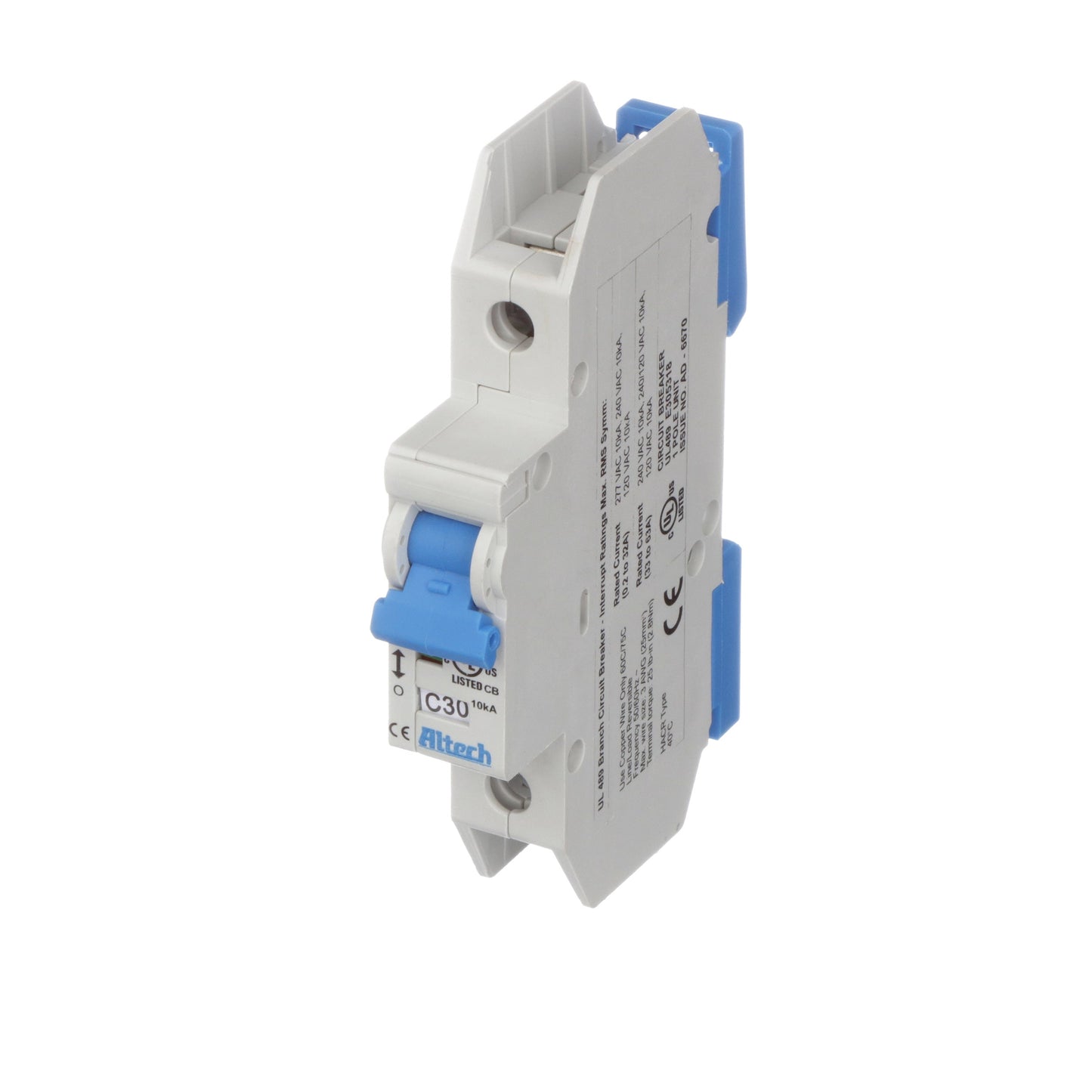 Altech 1CU30L Circuit Breaker | 277V 30A 1P 10kA@277V