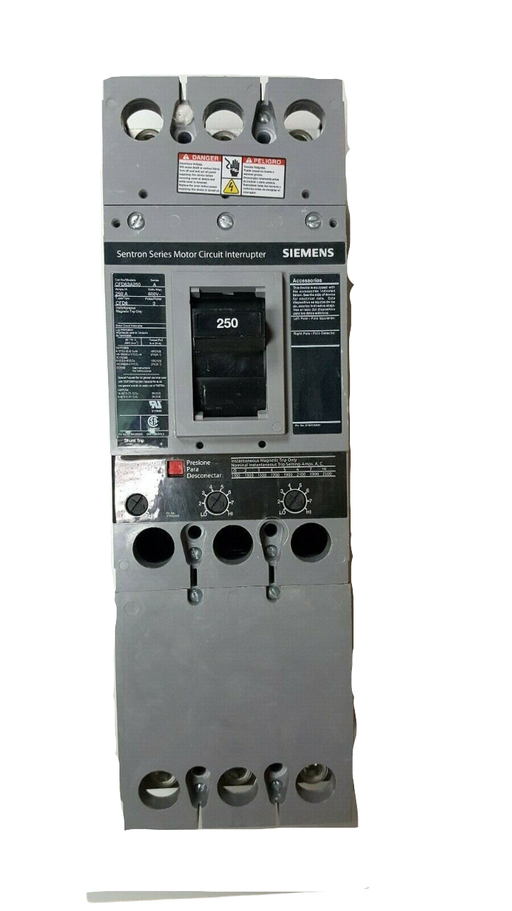 CFD63A250 - SIemens Bolt-On 250 Amp 3 Pole Circuit Breaker - Essential Electric Supply