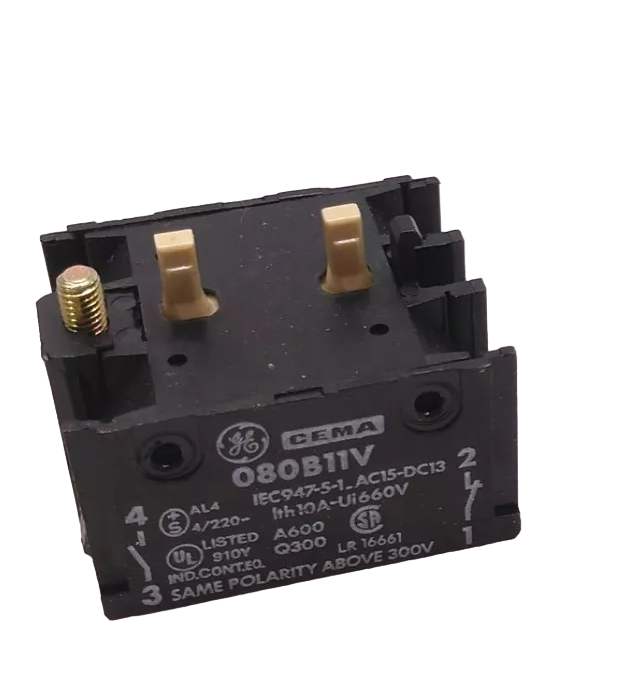 General Electric 080B11V Contactor And Motor Starter Auxiliary | Motor Control