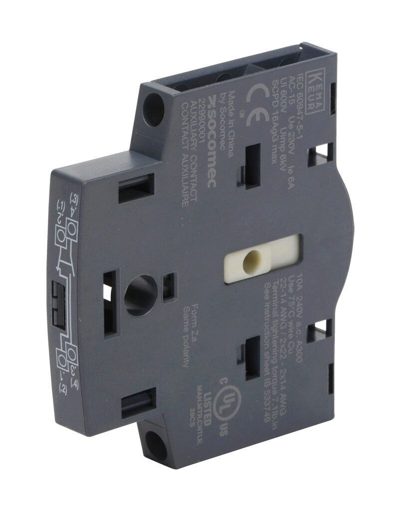 Ferraz Shawmut 22990001 Auxiliary Contact | Motor Control