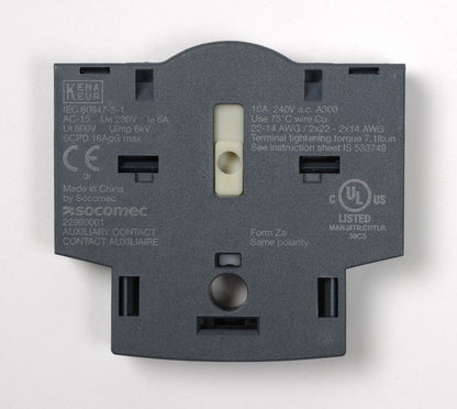 Ferraz Shawmut 22990001 Auxiliary Contact | Motor Control