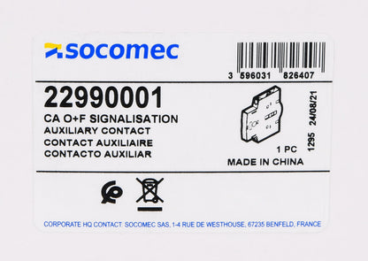 Ferraz Shawmut 22990001 Auxiliary Contact | Motor Control