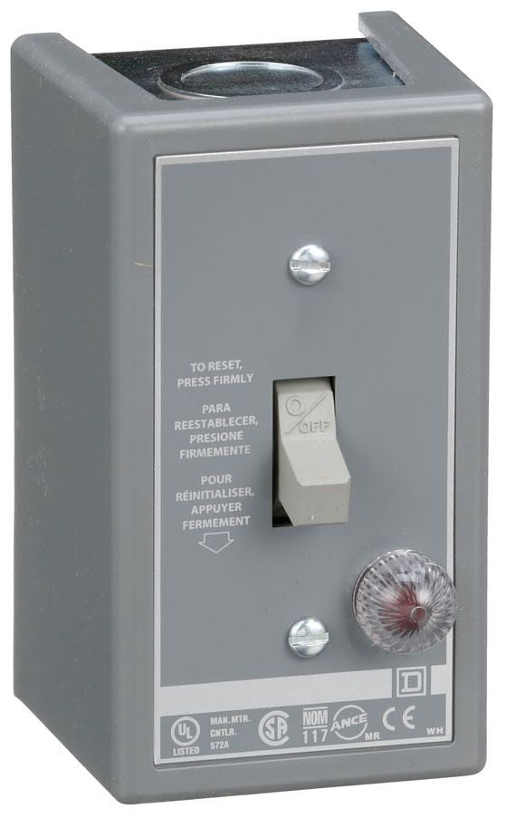 Square D 2510FG6P Motor Starter | 2 Pole 1 Phase 277V 16A Class 2510