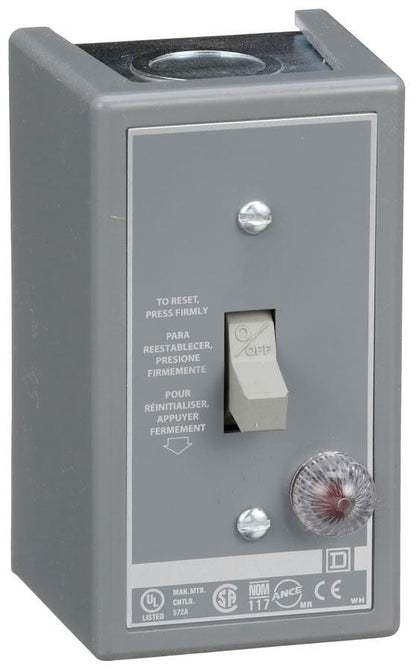 Square D 2510FG6P Motor Starter | 2 Pole 1 Phase 277V 16A Class 2510