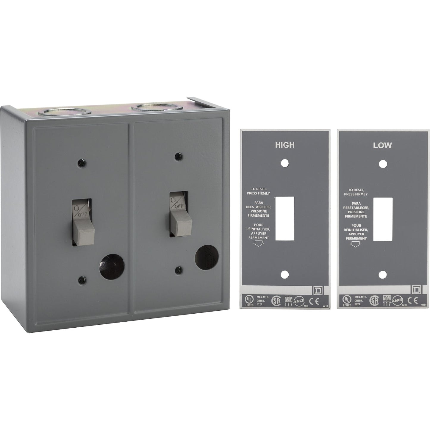Square D 2512KG11 Manual Motor Starter Switch Industrial Control Durable Construction