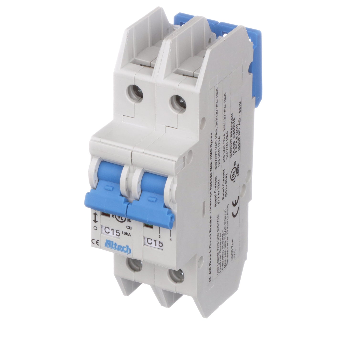 Altech Corp 2CU15L Molded Case Circuit Breaker