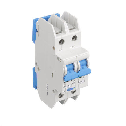 Altech 2CU5L Circuit Breaker | 5A 2P 10kA@480Y/277V Feed-Thru