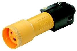 Russellstoll 334FC FEMALE CONNECTOR | Polycarbonate Material 4 Wire(S) 250 VAC 30 Ampere 3 Pole(S) MIPCO[T]